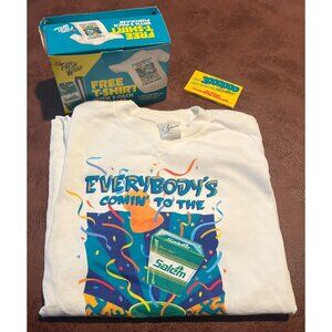 Vintage 90s Salem‎ T-Shirt Everybodys Comin To The Fresh-Side Tee Single Stitch